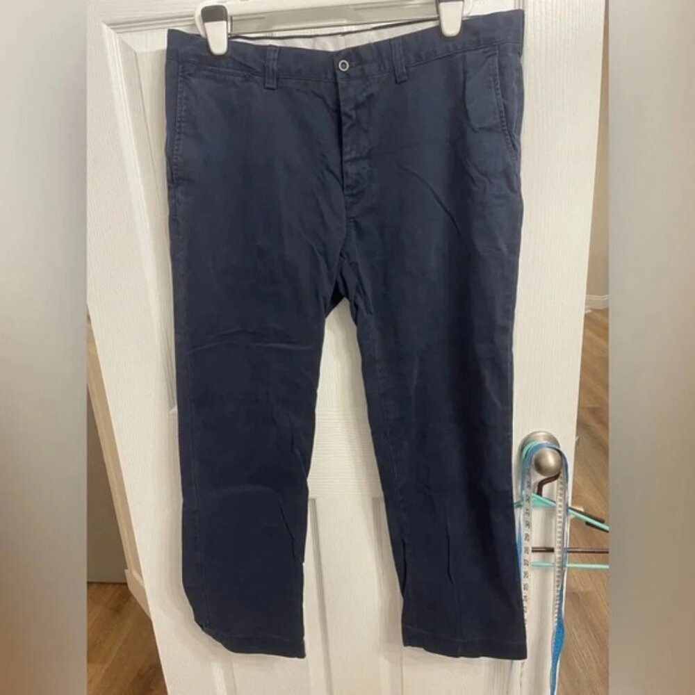 Polo Ralph Lauren Stretch Classic Fit Chino Pants Navy Blue Mens 38x30 Preppy